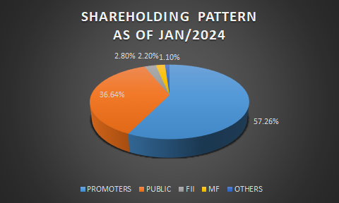 Shareholding Pattern of Manorama Industries